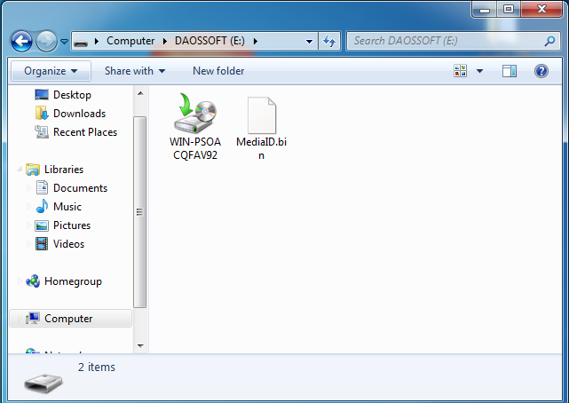backup files