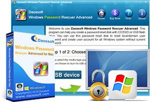 Windows Password Rescuer for Mac