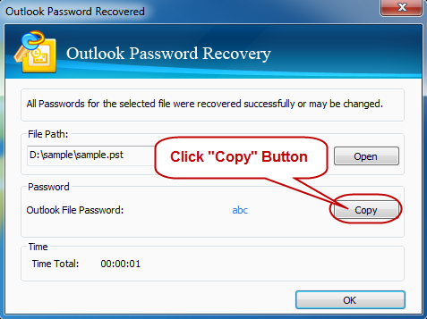 Get Back Outlook Password