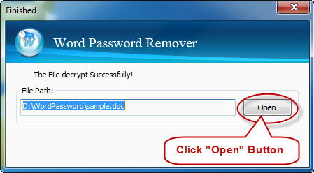 Remove password
