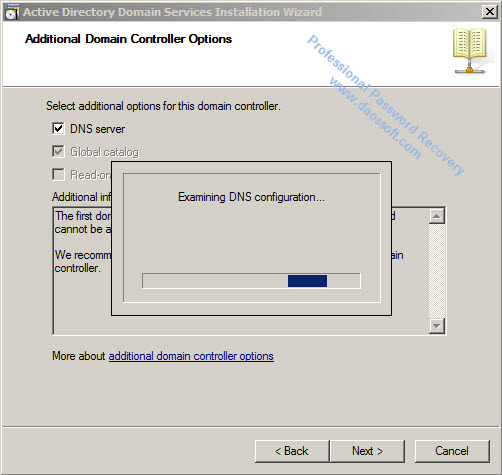 Checking DNS config