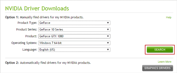 search NVIDIA products