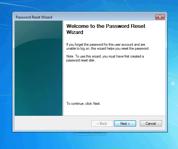 How To Create And Use A Windows 7 Password Reset Disk Daossoft