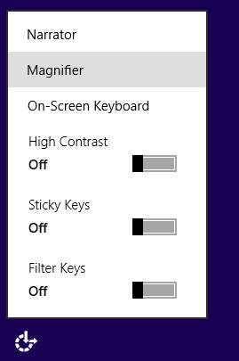 select on-screen keyboard