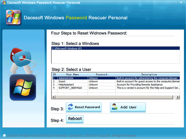 unlock Windows XP laptop ultrabook