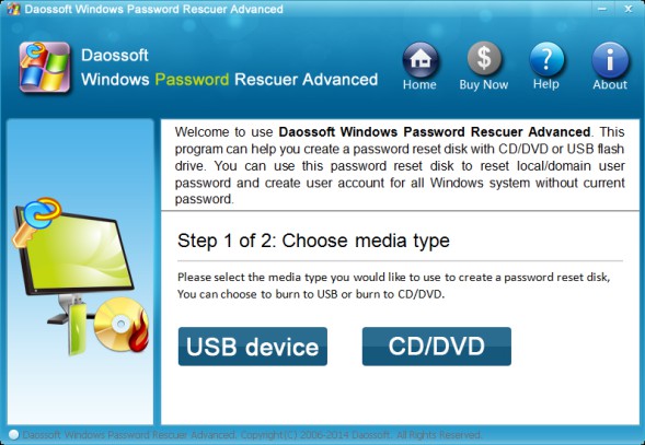 Select Burn to CD/DVD or Burn to USB option