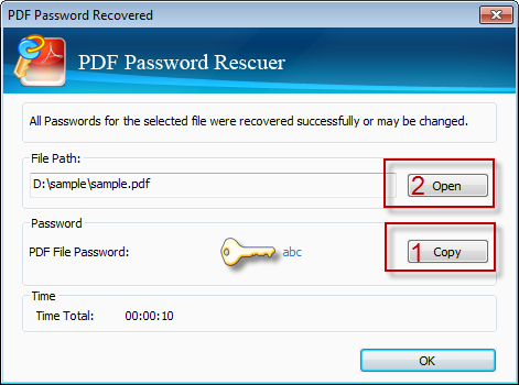 Get the password recovered