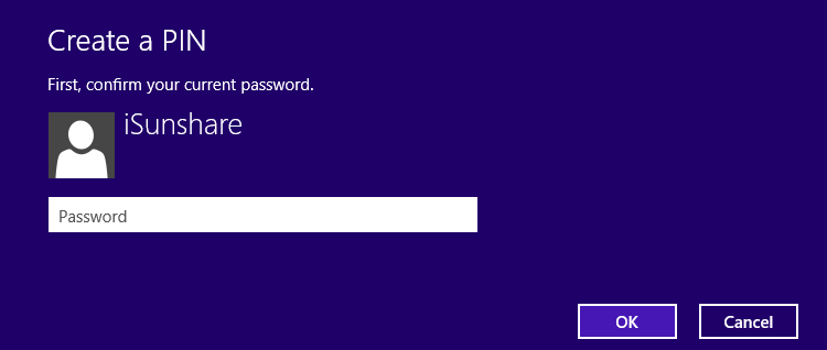 enter your current password