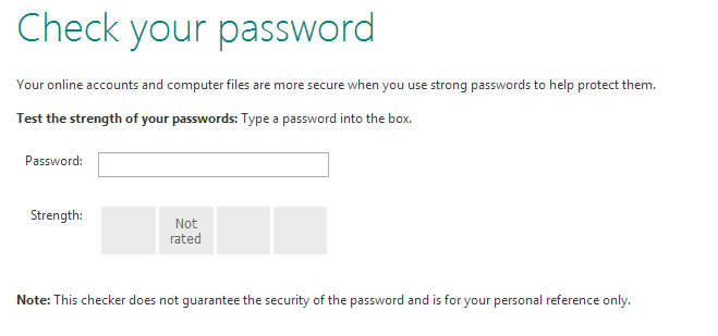 password tester