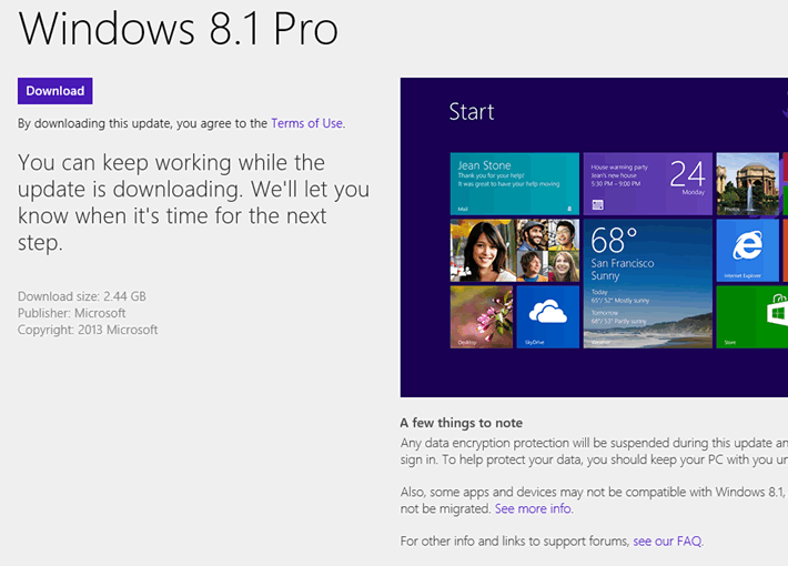 download windows 8.1 update