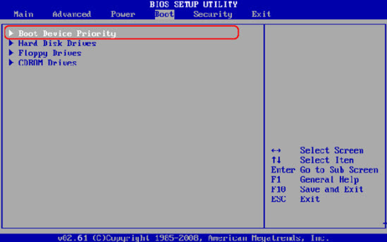 PC boots to BIOS screen