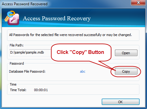 Get Back Access Password