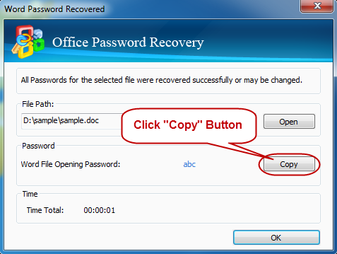 Get Back Office Password