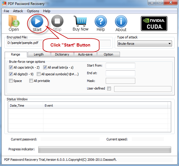 Recover PDF Password