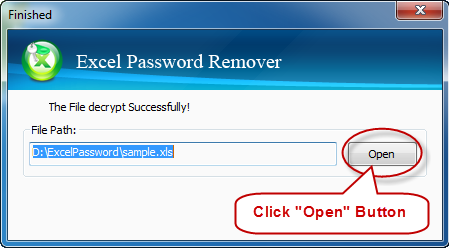 How to Use Daossoft Excel Password Eraser