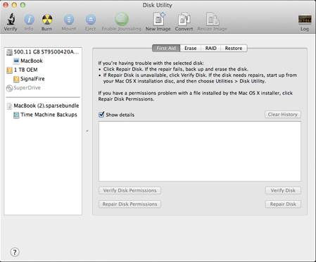 Disk Utility