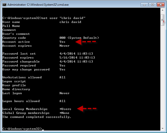 Did You Make Good Use Of Net User And Net User Localgroup Command Daossoft