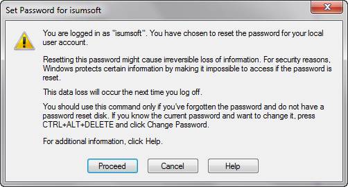 click proceed button