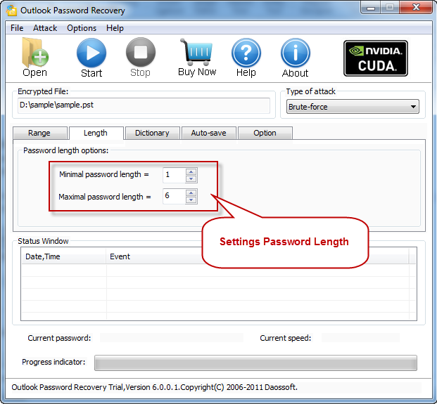 Set Password Length